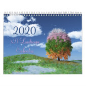 2020 SilverWebForge 3D Landschaftskalender Kalender (Titelbild)