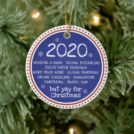 2020 Sind zum Kotzen, aber jay für Christmas Red B Keramik Ornament