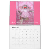 2020 Sockenaffen für den Heilkalender Kalender (Mär 2027)