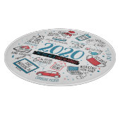 2020 Sondierungsgeschenk zu den Quarantäneaktivitä Schneidebrett (Ecke)