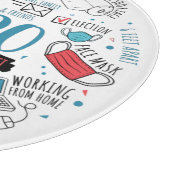 2020 Sondierungsgeschenk zu den Quarantäneaktivitä Schneidebrett (Ecke)