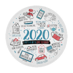 2020 Sondierungsgeschenk zu den Quarantäneaktivitä Schneidebrett