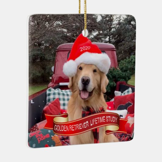 2020 Square Keramik Ornament (Rechts)