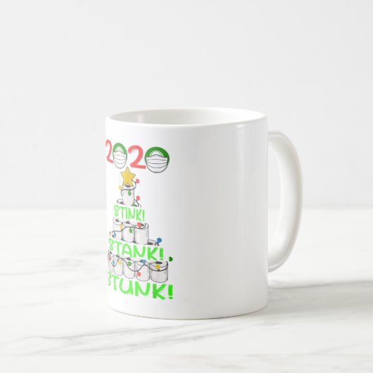 2020 Stink Stank Stunk Funny Quarantine Kaffeetasse (VorderseiteRechts)