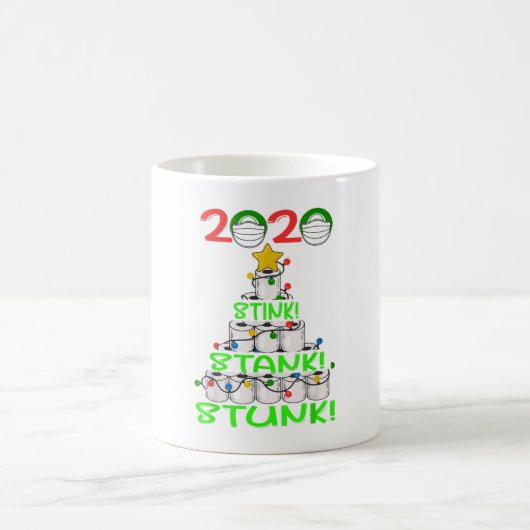 2020 Stink Stank Stunk Funny Quarantine Kaffeetasse (Mittel)