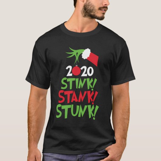 2020 Stink Stank Stunk Matching Family Weihnachten T-Shirt (Vorderseite)