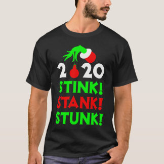 2020 Stink Stank Stunk Weihnachten Pajamas T-Shirt