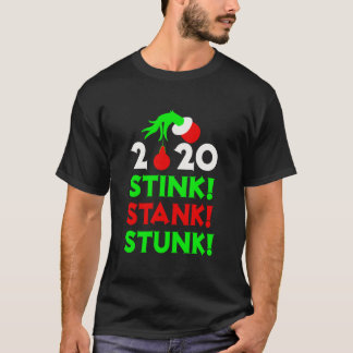 2020 Stink Stank Stunk Weihnachten Pajamas T-Shirt