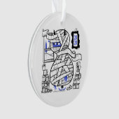 2020 Toilettenpapier Hoarder Monster Baum Ornament (Vorderseite)