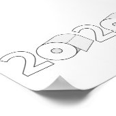 2020 Toilettenpapier-Quarantäne Art Poster (Ecke)