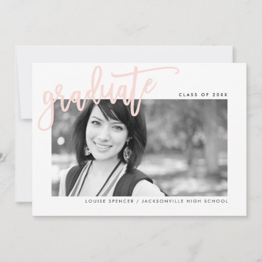 2020 TRADITIONELLES, modernes Überlagerungsschreib Dankeskarte (Vorderseite)