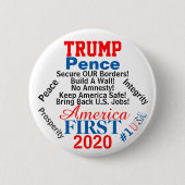2020 Trump Pence Präsidentschaftswahl Button (Vorderseite)