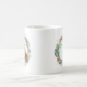 2020, um den Weihnachtsmann mit Gesichtsmaske zu e Kaffeetasse (Mittel)