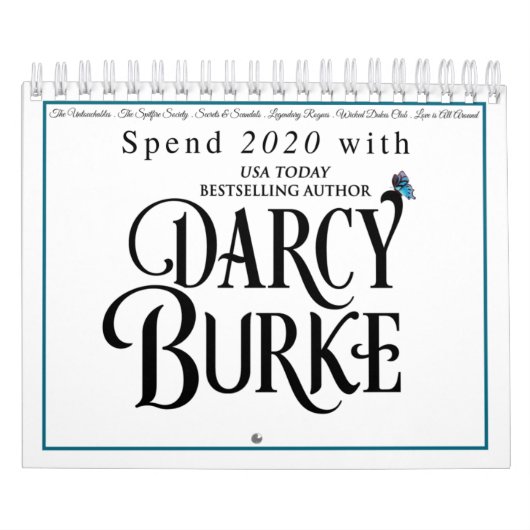 2020 US Darcy Burke Historischer Romantikkalender Kalender (Titelbild)