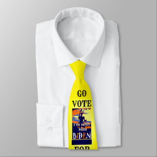 2020 USA Joe For President Go Neck Tie Krawatte