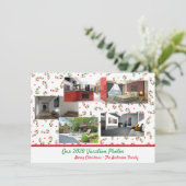 2020 Vacation Fotos Funny Christmas Quarantine Karte (Stehend Vorderseite)