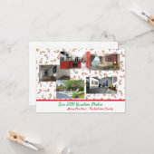 2020 Vacation Fotos Funny Christmas Quarantine Karte (Vorderseite/Rückseite Beispiel)