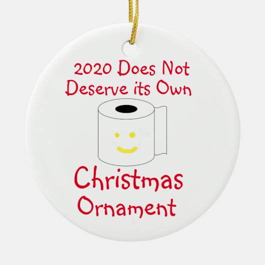 2020 verdient keine eigene Weihnachtsschmuck (Vorne)