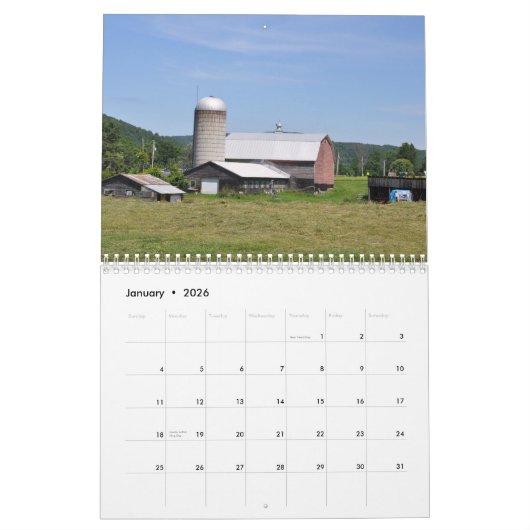 2020 Vermont - Kalender (Jan 2026)