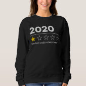 2020 very bad would not recommend sweatshirt (Vorderseite)