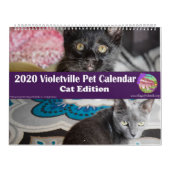 2020 Violetville Pet Calendar ~ Cat Edition Kalender (Titelbild)