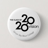 2020 Vision Event individuelle Name oder Business  Button (Vorderseite)