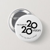 2020 Vision Event individuelle Name oder Business Button (Vorne & Hinten)