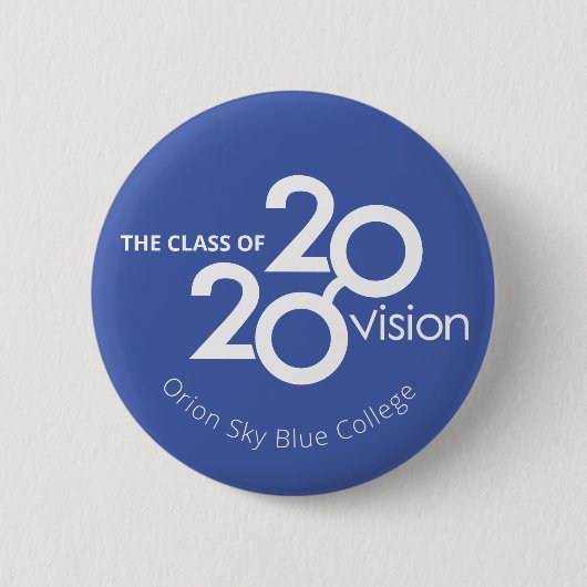 2020 Vision Event individuelle Name oder Business Button (Vorderseite)