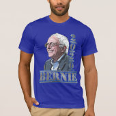 2020 Wahl Bernie Sanders unterstützt Blue Shirt (Vorderseite)