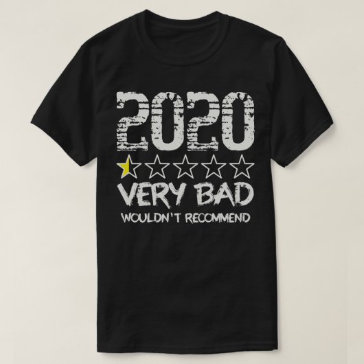 2020 wäre eine Halbbewertung nicht empfehlenswert T-Shirt (Design vorne)