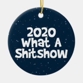 2020 Was für eine Shitshow, Toilettenpapier Keramik Ornament