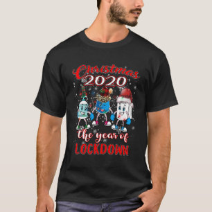 2020 Weihnachts-Quarantäne Lockdown Santa Mask Toi T-Shirt