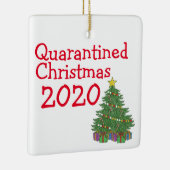 2020 Weihnachtsbaumverzierung in Quarantäne Keramikornament (Rechts)