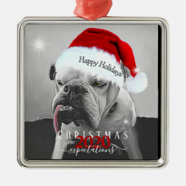 2020 Weihnachtserwartungen, Huey in Weihnachtsmann Ornament Aus Metall