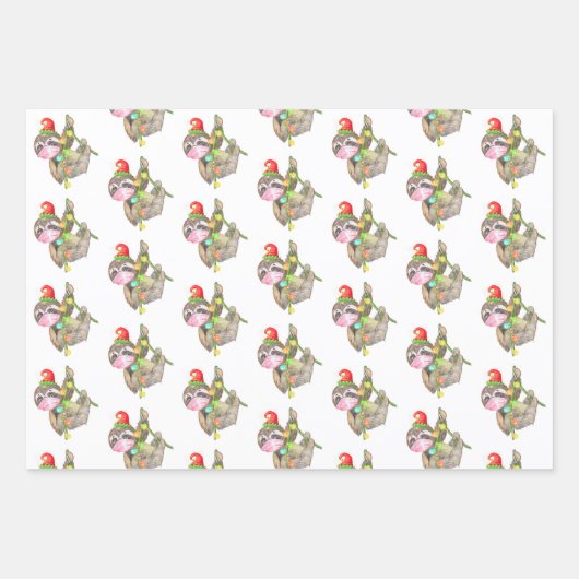 2020 Weihnachtsmaske Niedlich Geschenkpapier Set (Vorderseite 3)