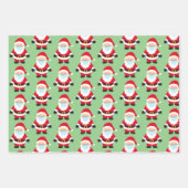 2020 Weihnachtsmaske Weihnachtsmann Weihnachtsmann Geschenkpapier Set (Vorderseite)