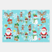 2020 Weihnachtsmaske Weihnachtsmannschaft Weihnach Geschenkpapier Set (Vorderseite 2)