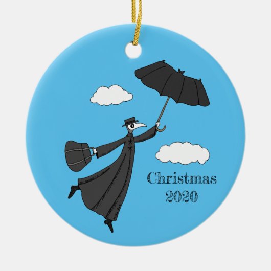 2020 Weihnachtsschmuck Pest Doktor Flying Bat (Vorne)