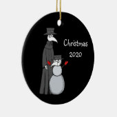 2020 Weihnachtsschmuck Pest Doktor Snowman (Rechts)