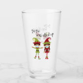 2020 wurde das sonnige Weihnachtsfest satt Glas (Vorderseite)