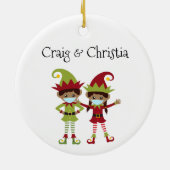 2020 wurde die ethnische Bezeichnung von Elf-Elfen Keramik Ornament (Hinten)