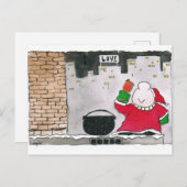 2020 Zickgy Santa-Karte Postkarte (Vorne/Hinten)