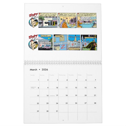 2020 ZIPPY CALENDAR KALENDER (Mär 2026)