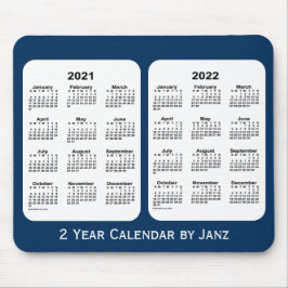 2021-2022 Police Box Blue 2 Year Calendar by Janz Mousepad