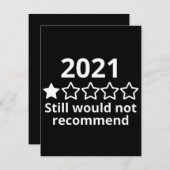 2021 (2)2021 Ein-Sterne-Bewertung Save The Date (Vorne/Hinten)