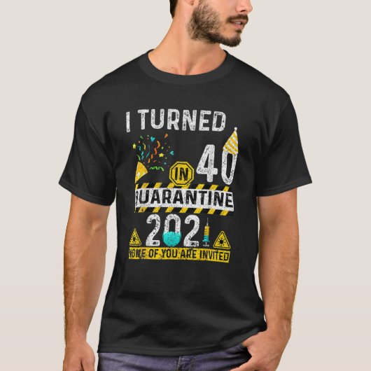 2021 40. Geburtstag T-Shirt F (Vorderseite)