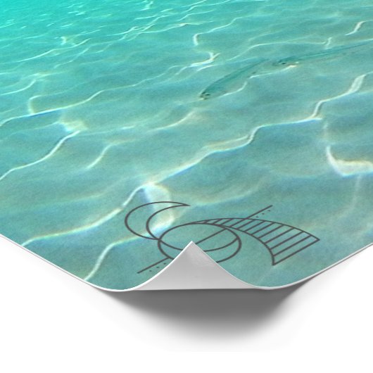 2021 Alte Gewässer: Psalm 148:4-5 in GREEK Poster (Ecke)