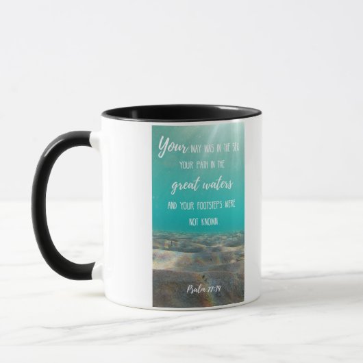 2021 Alte Gewässer: Psalm 77:19 Tasse (Links)