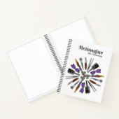 2021 Ansammlung T - Shirt Design Jumbo Sketch Book Notizblock (Innenseite)