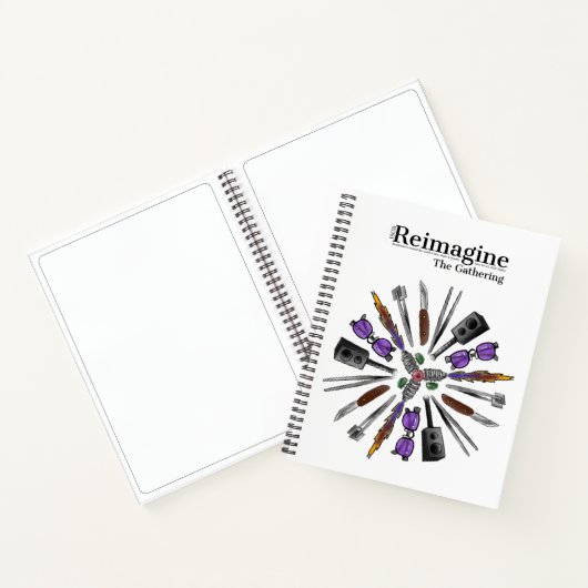 2021 Ansammlung T - Shirt Design Jumbo Sketch Book Notizblock (Innenseite)